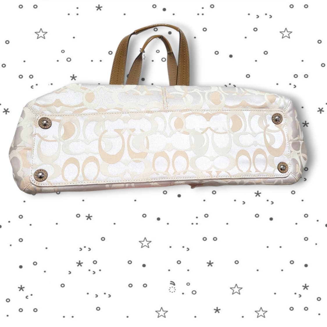 COACH 코치 시그니처 자카드 숄더 갸루 핸드백 상품이미지5