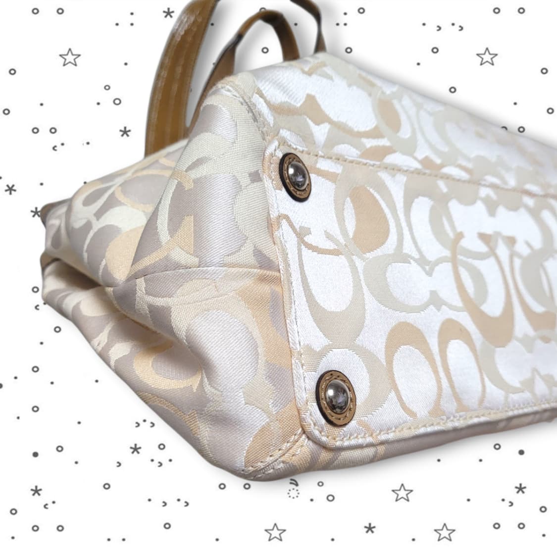 COACH 코치 시그니처 자카드 숄더 갸루 핸드백 상품이미지6