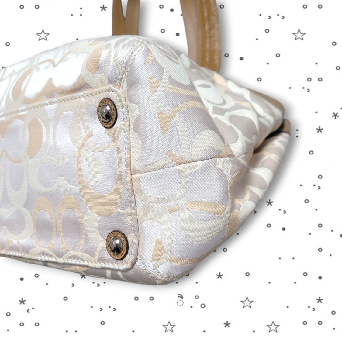 COACH 코치 시그니처 자카드 숄더 갸루 핸드백 상품이미지7