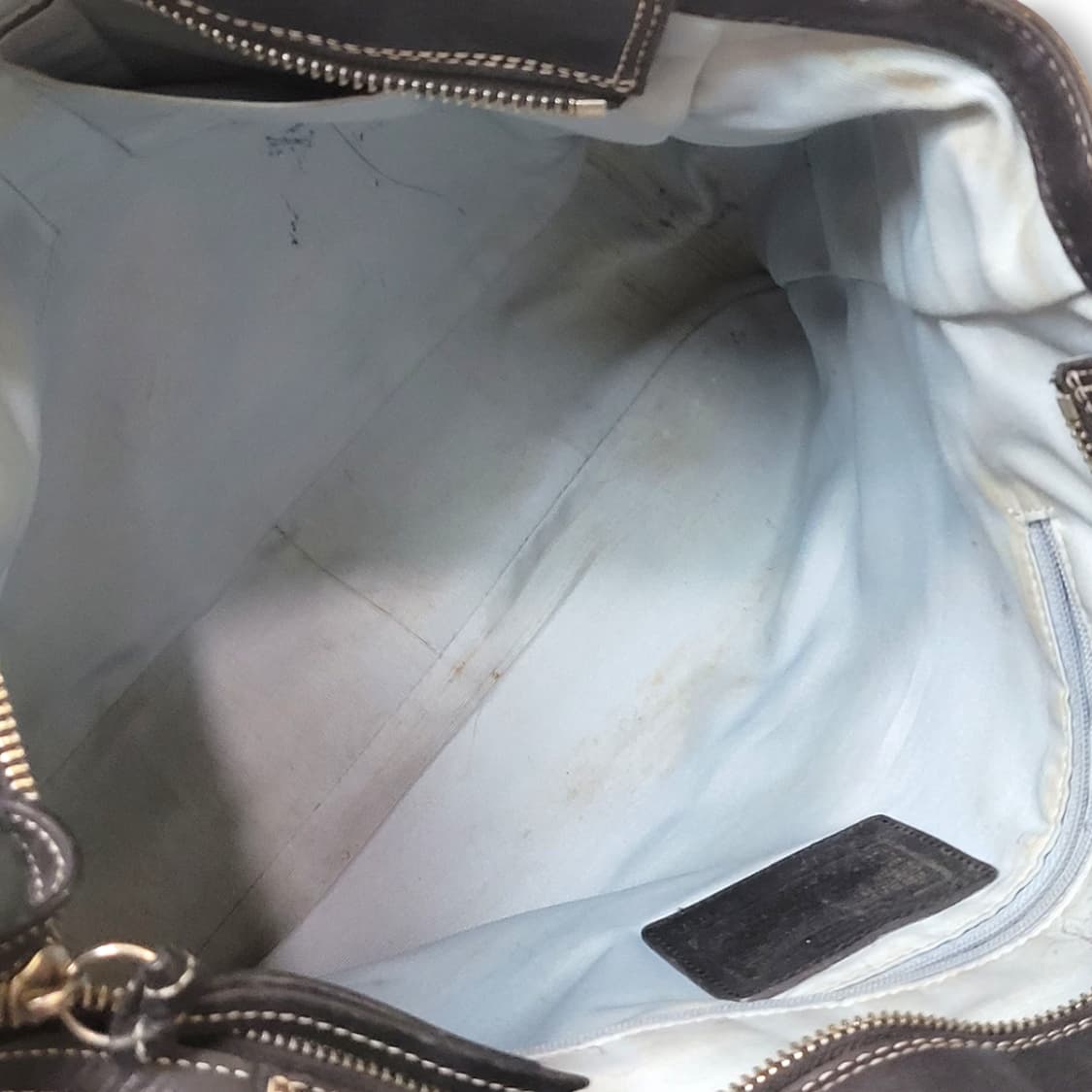 COACH 코치 블랙 가죽 햄튼 라구나 Y2K 갸루 토트백 상품이미지10