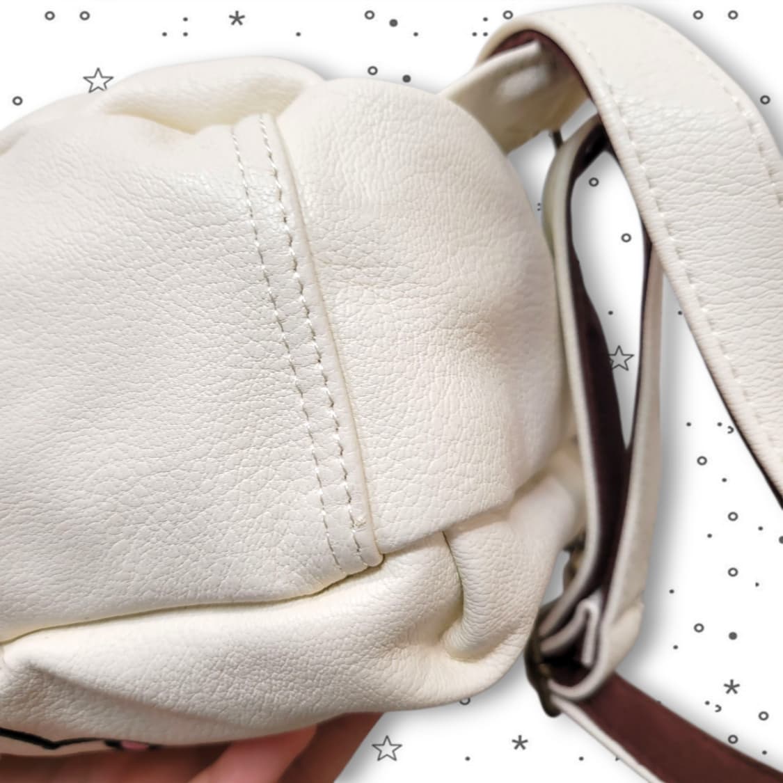 [새제품] Rilakkuma 리락쿠마 스터드 커피 앤 크림 미니 백팩 상품이미지8