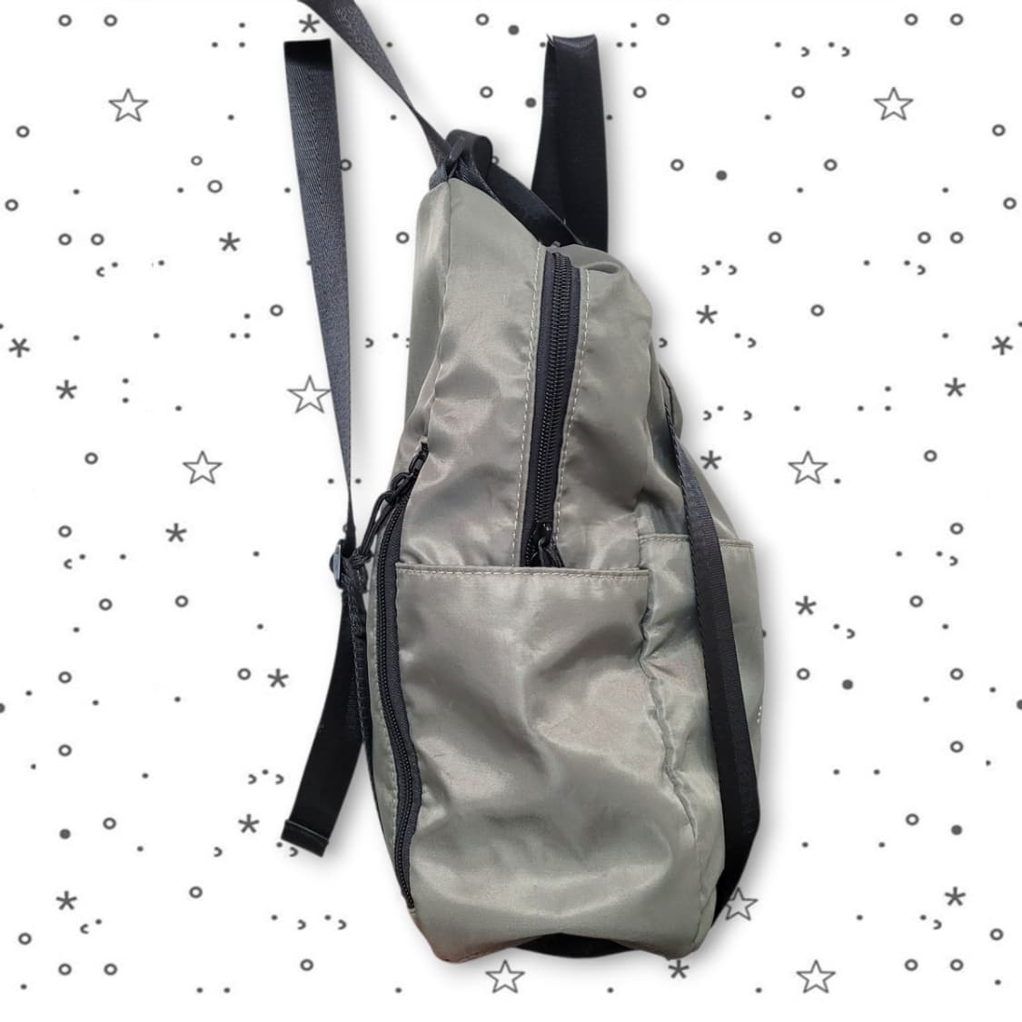 Rilakkuma 리락쿠마 스토어 3WAY 카키 토트 크로스 백팩 상품이미지4