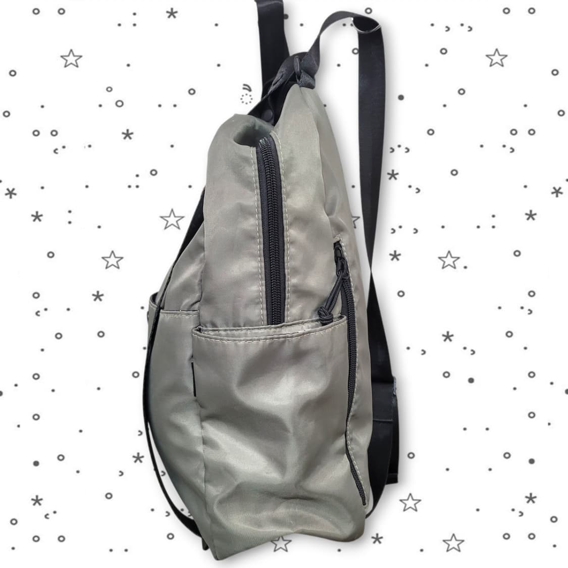 Rilakkuma 리락쿠마 스토어 3WAY 카키 토트 크로스 백팩 상품이미지5