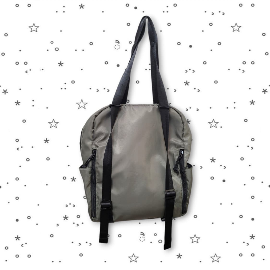 Rilakkuma 리락쿠마 스토어 3WAY 카키 토트 크로스 백팩 상품이미지6