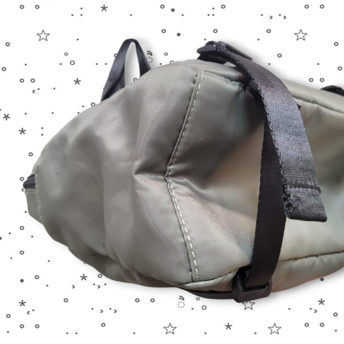 Rilakkuma 리락쿠마 스토어 3WAY 카키 토트 크로스 백팩 상품이미지8