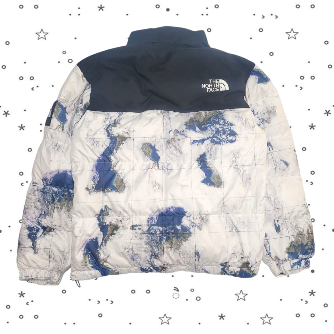 [95]노스페이스 화이트 라벨 노벨티 눕시 다운 자켓 프린트 화이트 샌드 상품이미지4