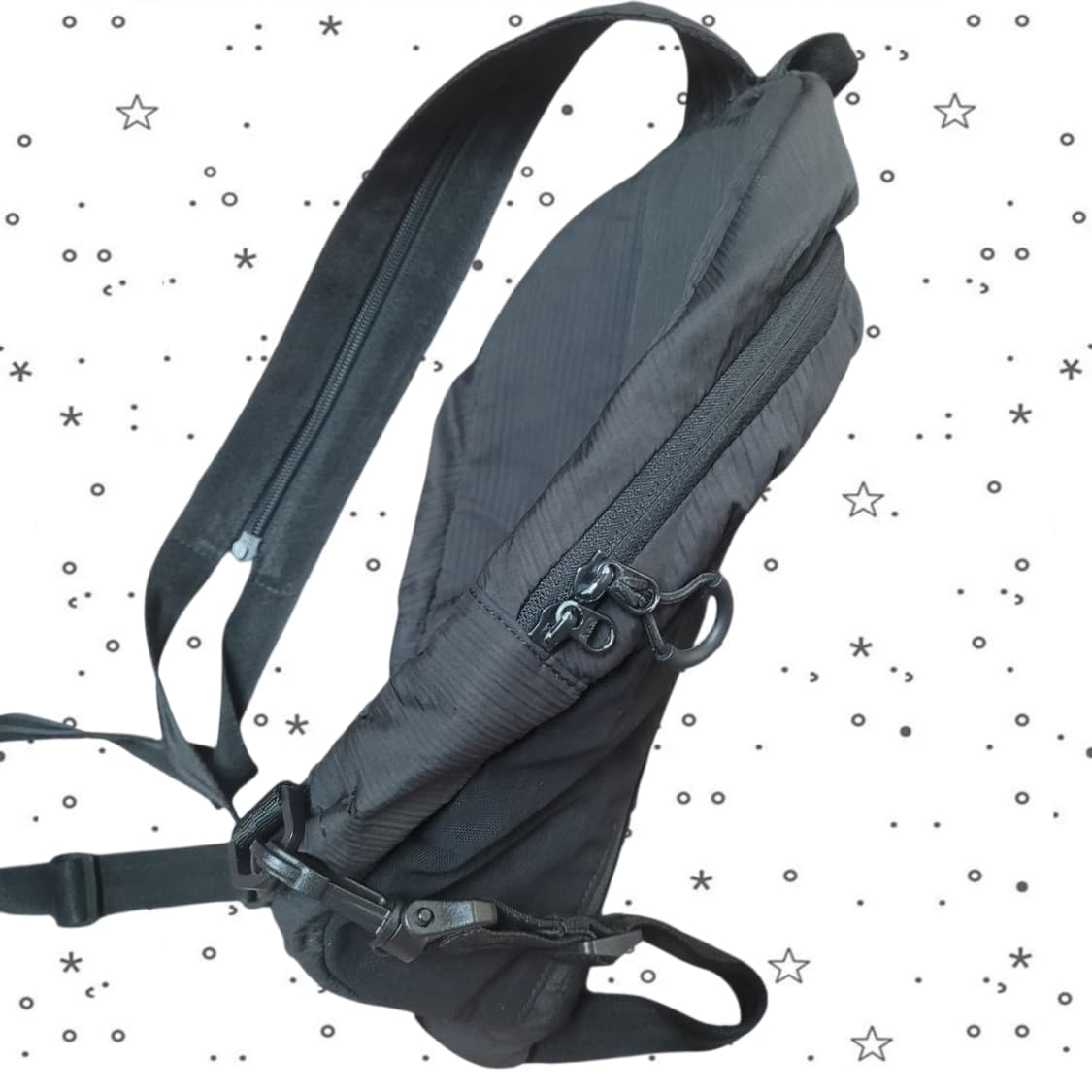 미스치프 투웨이 메쉬 슬링백 블랙 상품이미지3