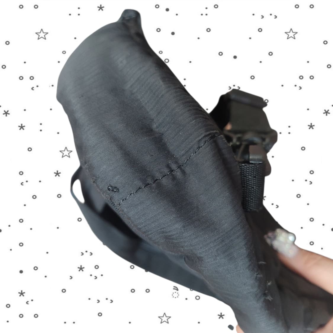 미스치프 투웨이 메쉬 슬링백 블랙 상품이미지6