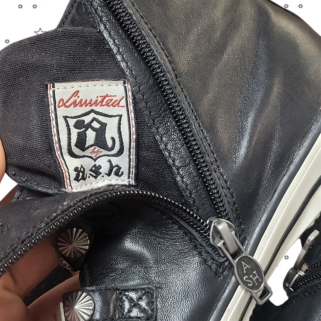 [230,37] ASH 아쉬 스터드 버클 레더 하이탑 스니커즈 상품이미지8