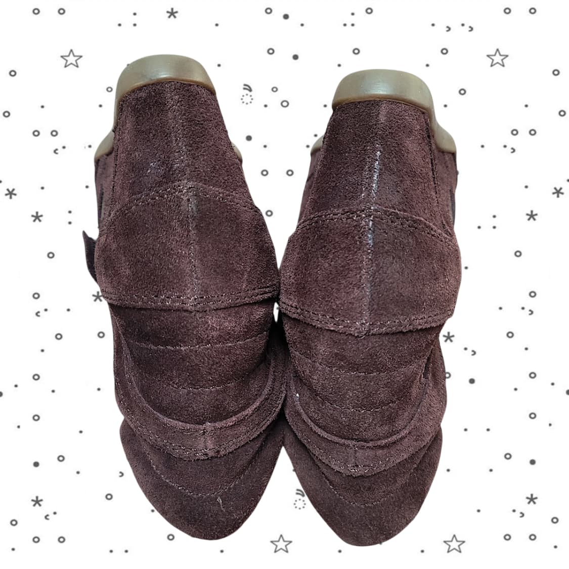 [230,37] ASH 아쉬 보위 하이탑 웨지힐 스니커즈 와인 상품이미지8