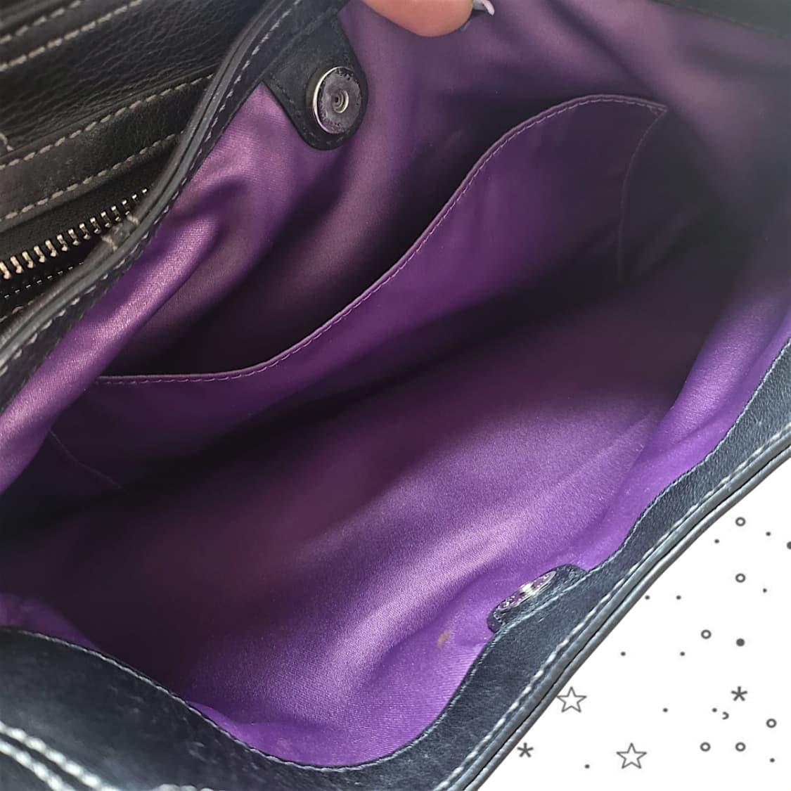 Coach 코치 매디슨 호보 레더백 블랙 상품이미지10