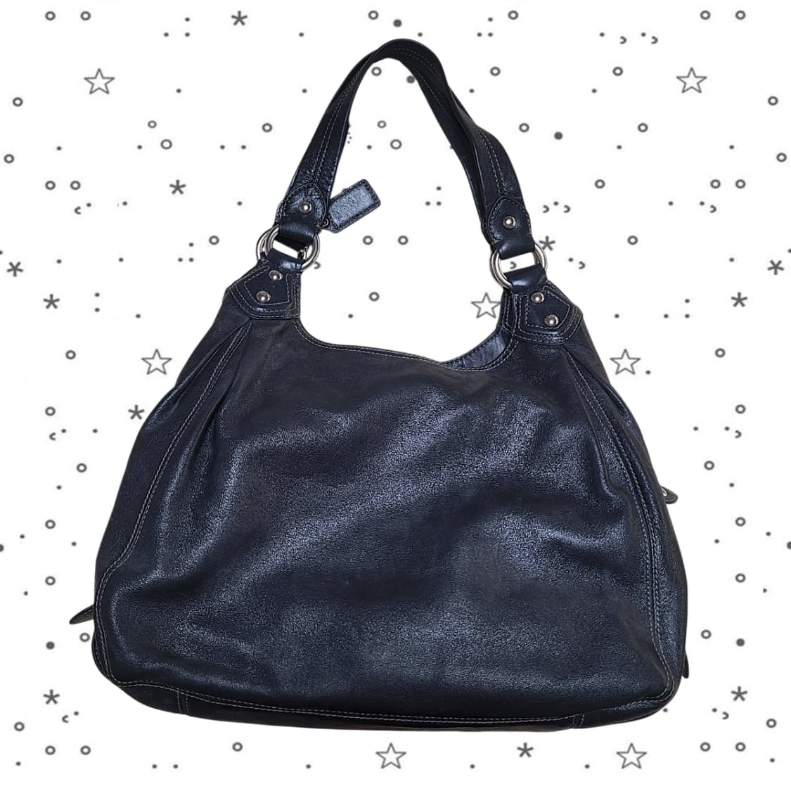 Coach 코치 매디슨 호보 레더백 블랙 상품이미지3