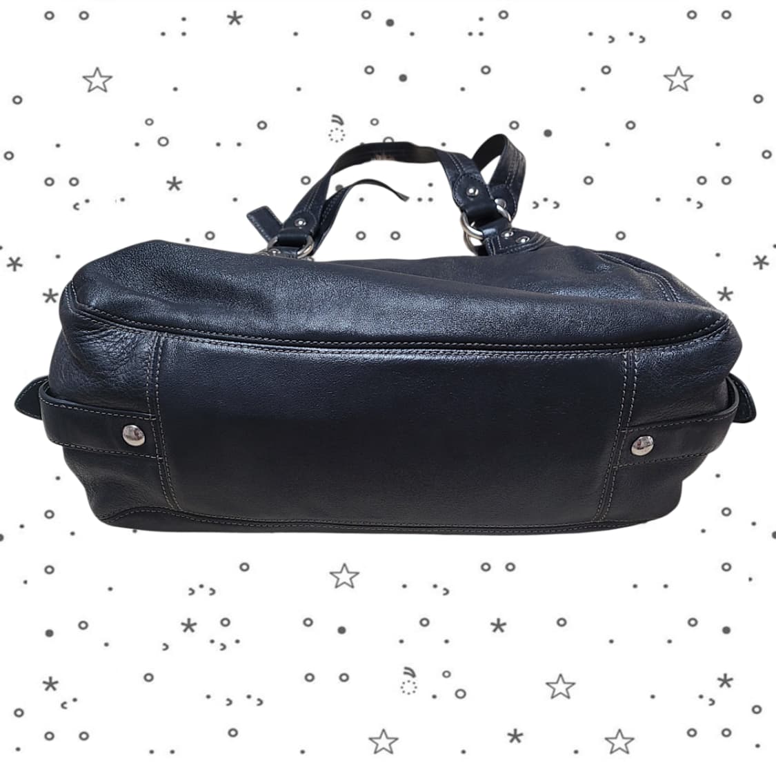 Coach 코치 매디슨 호보 레더백 블랙 상품이미지6