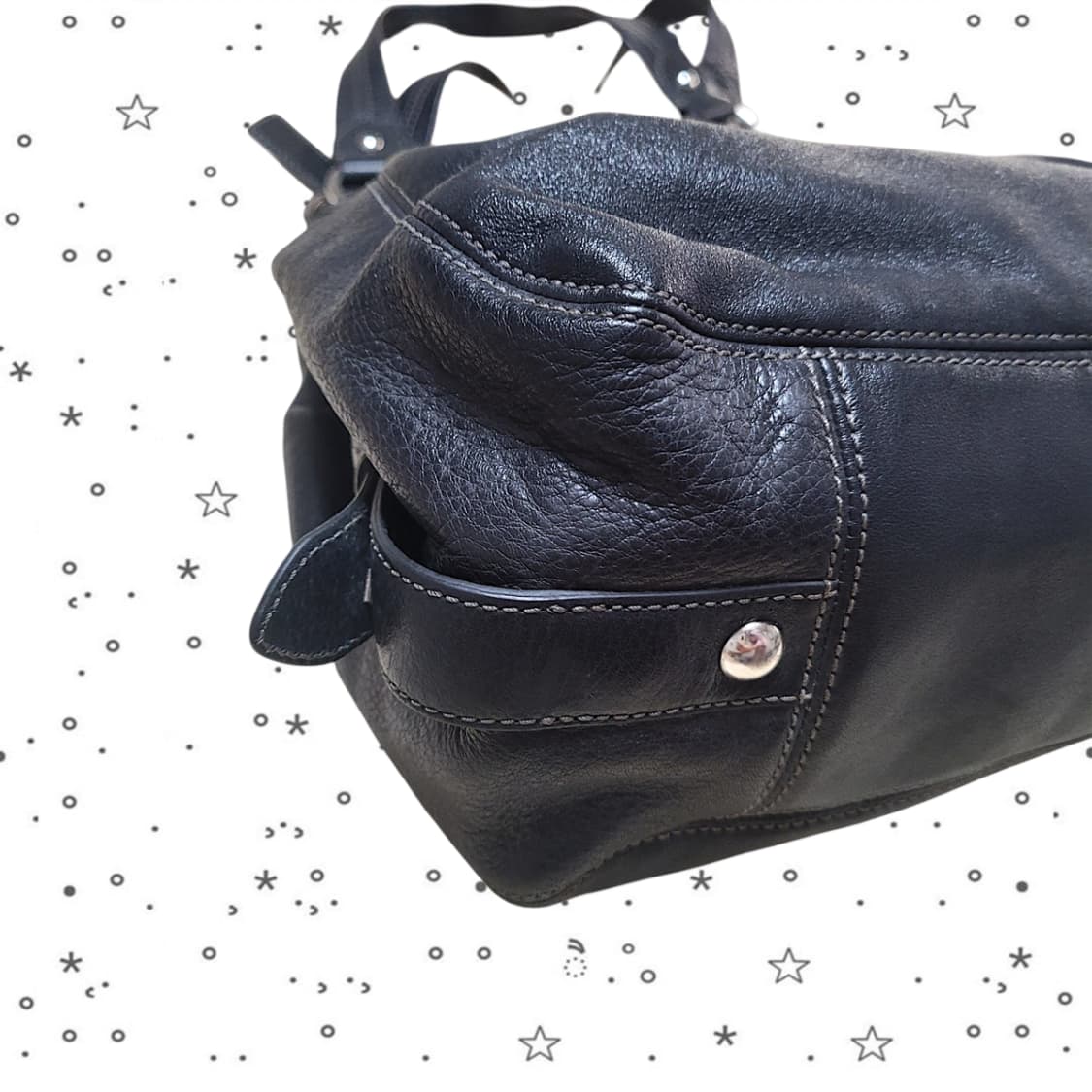 Coach 코치 매디슨 호보 레더백 블랙 상품이미지7