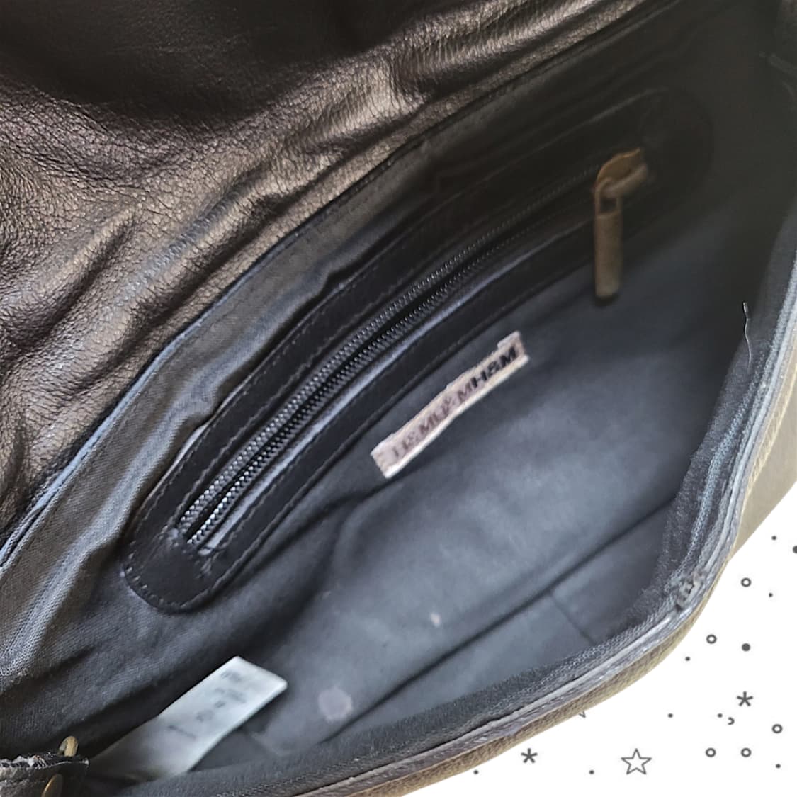 H&M Y2K 미니 레더 숄더백 상품이미지9