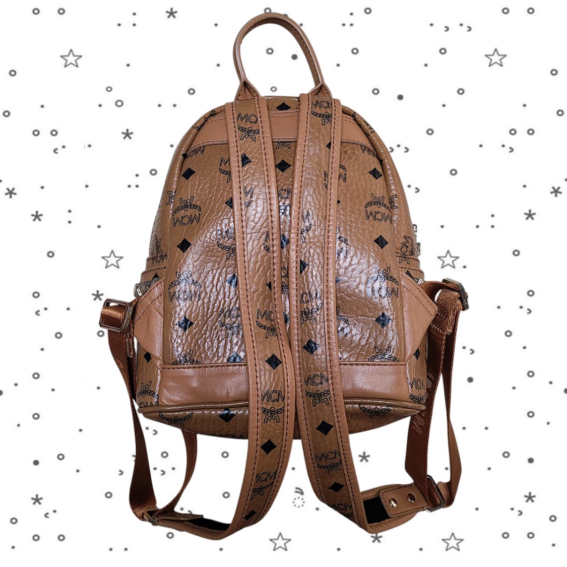 MCM 엠씨엠 스타크 스터즈 비세토스 미니 백팩 가방 상품이미지3
