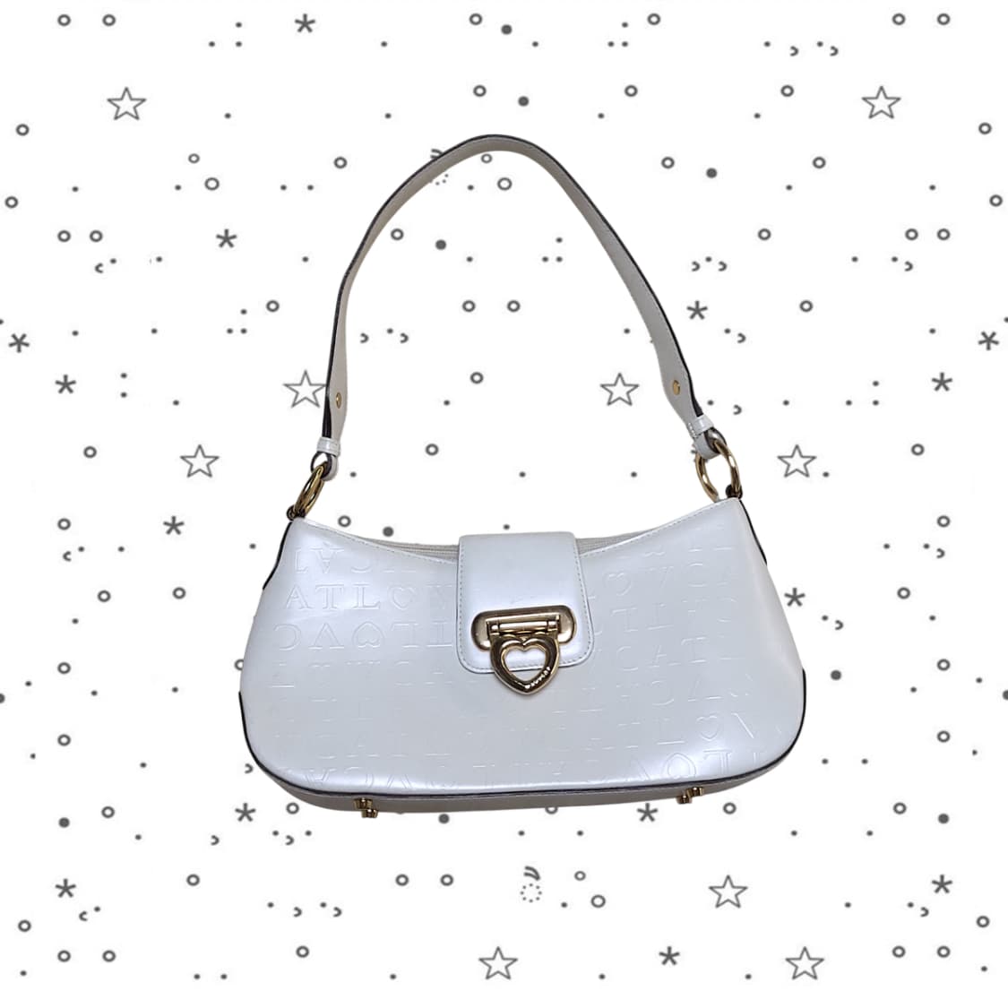 LoveCat 러브캣 하트 엠보 숄더백 상품이미지1