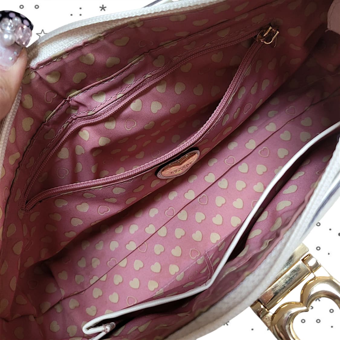 LoveCat 러브캣 하트 엠보 숄더백 상품이미지9