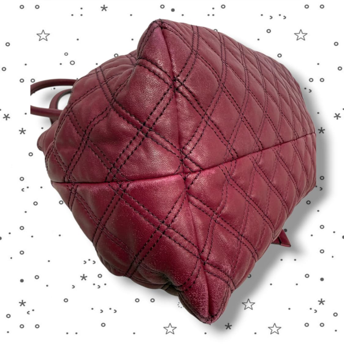 Marc Jacobs 마크제이콥스 브루나 퀼팅 레더 램스킨 토트백 상품이미지7