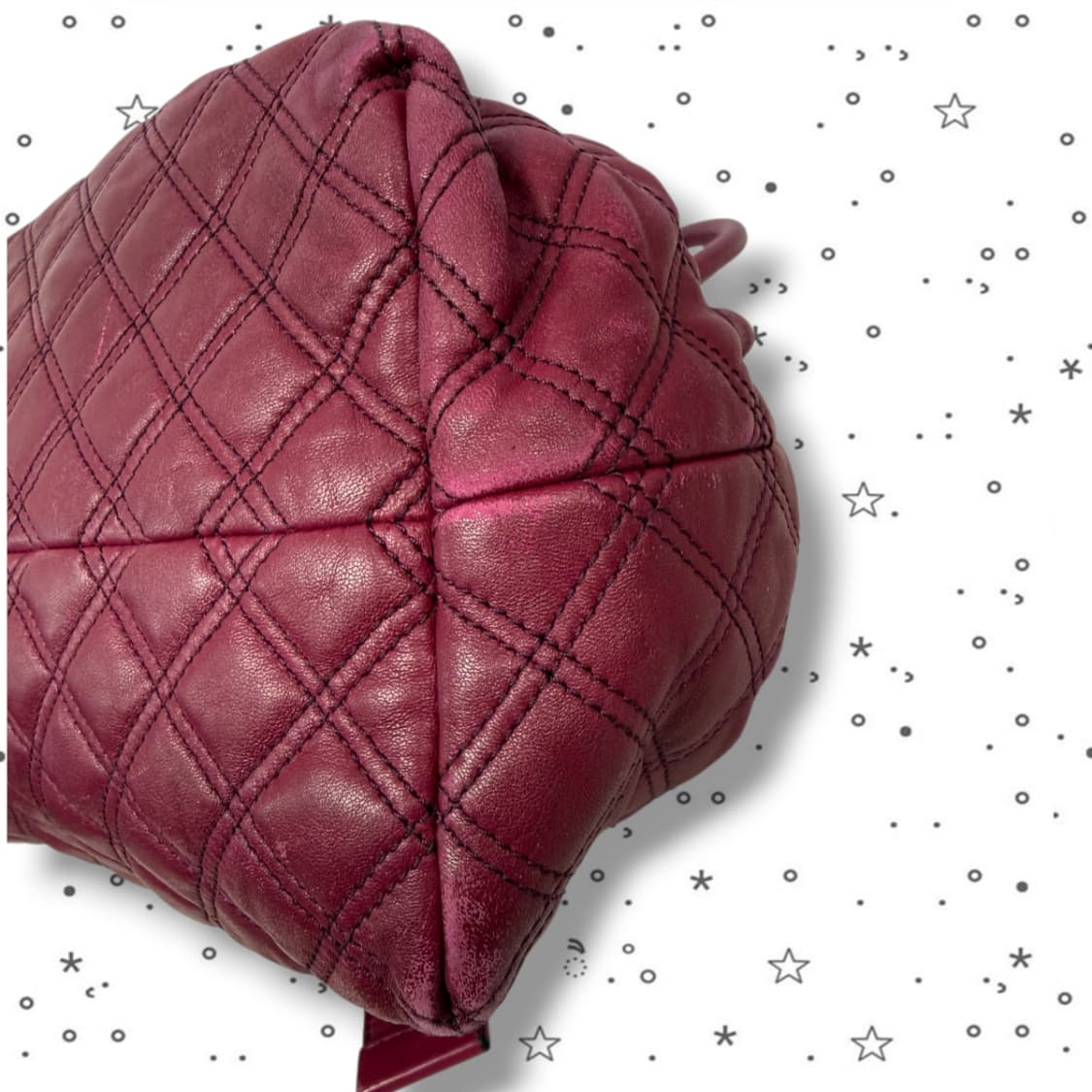 Marc Jacobs 마크제이콥스 브루나 퀼팅 레더 램스킨 토트백 상품이미지8