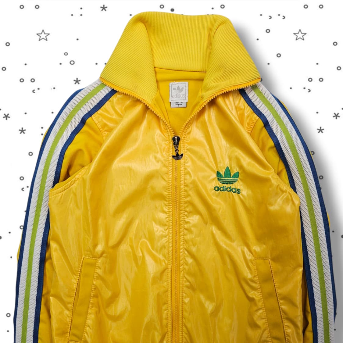 F ADIDAS 아디다스 90's 옐로우 트랙탑 져지 상품이미지2