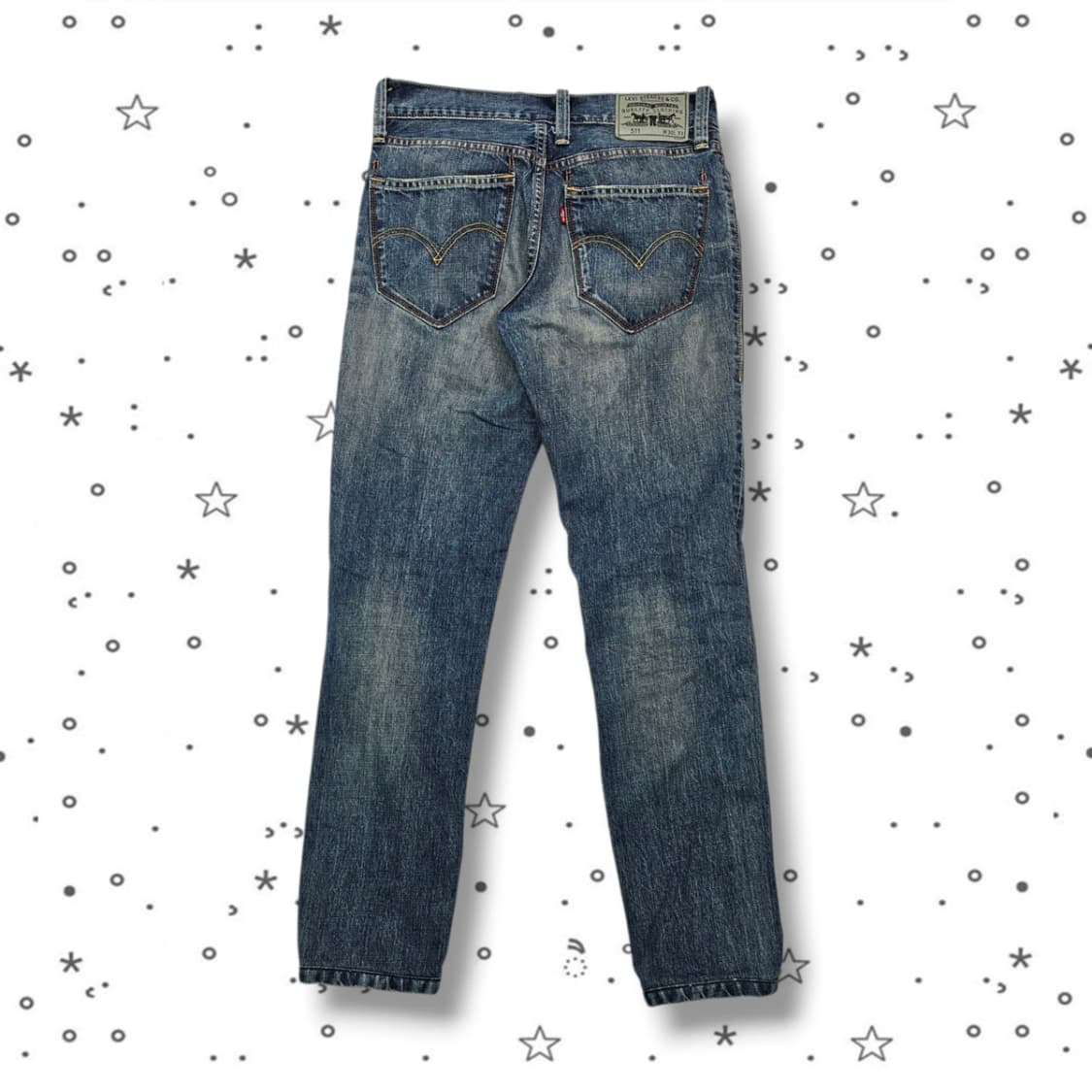 W30L33 LEVIS 리바이스 511 아이스 워싱 데님 팬츠 상품이미지1