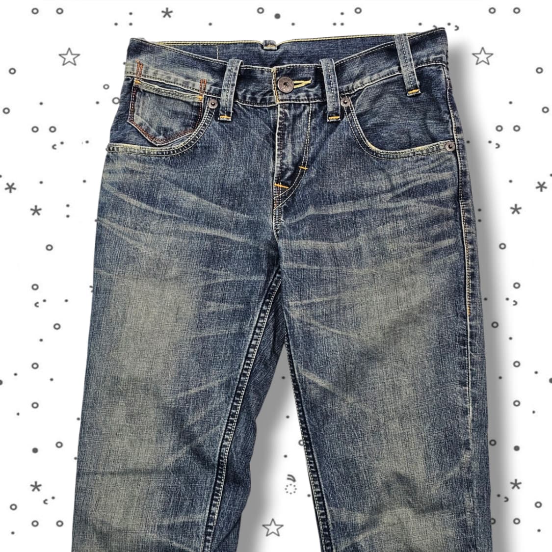 W30L33 LEVIS 리바이스 511 아이스 워싱 데님 팬츠 상품이미지3