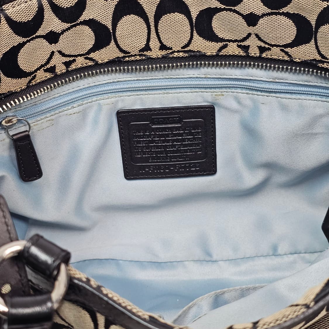 COACH 코치 시그니처 캔버스 토트백 상품이미지8