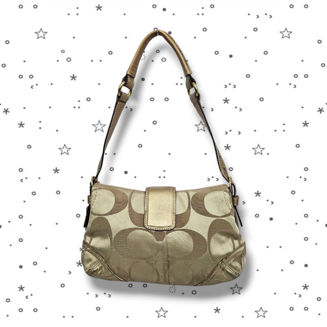 COACH 코치 소호 시그니처 골드 버클 숄더백 상품이미지2