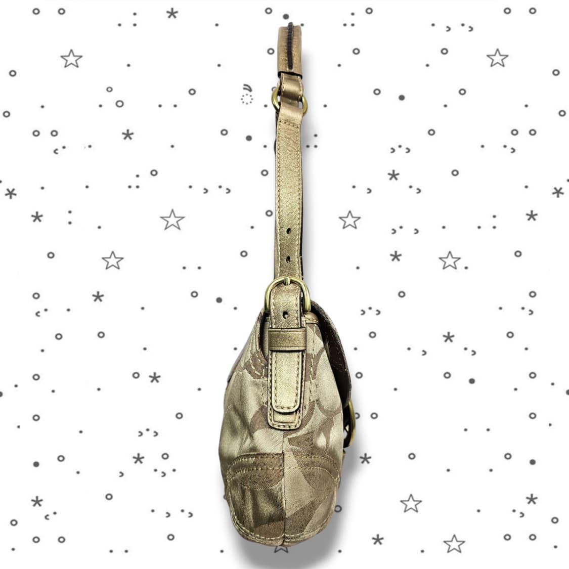 COACH 코치 소호 시그니처 골드 버클 숄더백 상품이미지4