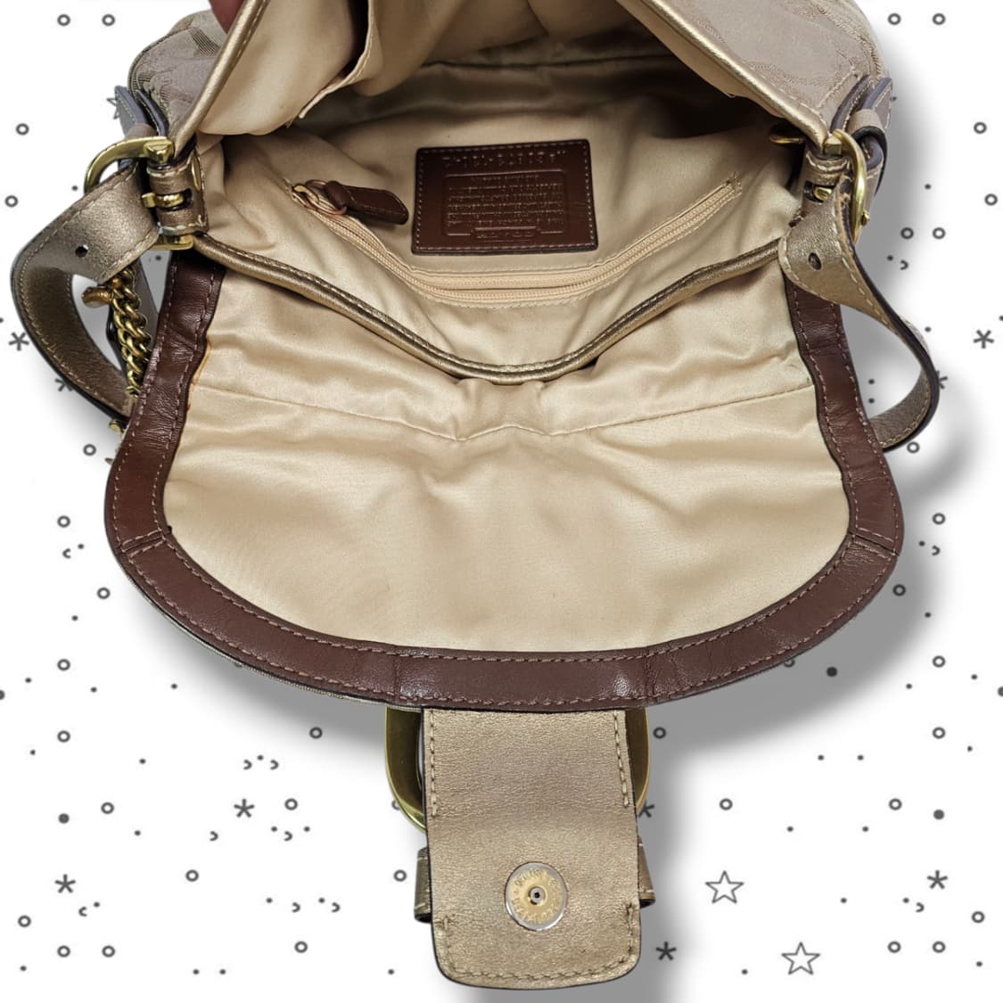 COACH 코치 소호 시그니처 골드 버클 숄더백 상품이미지9