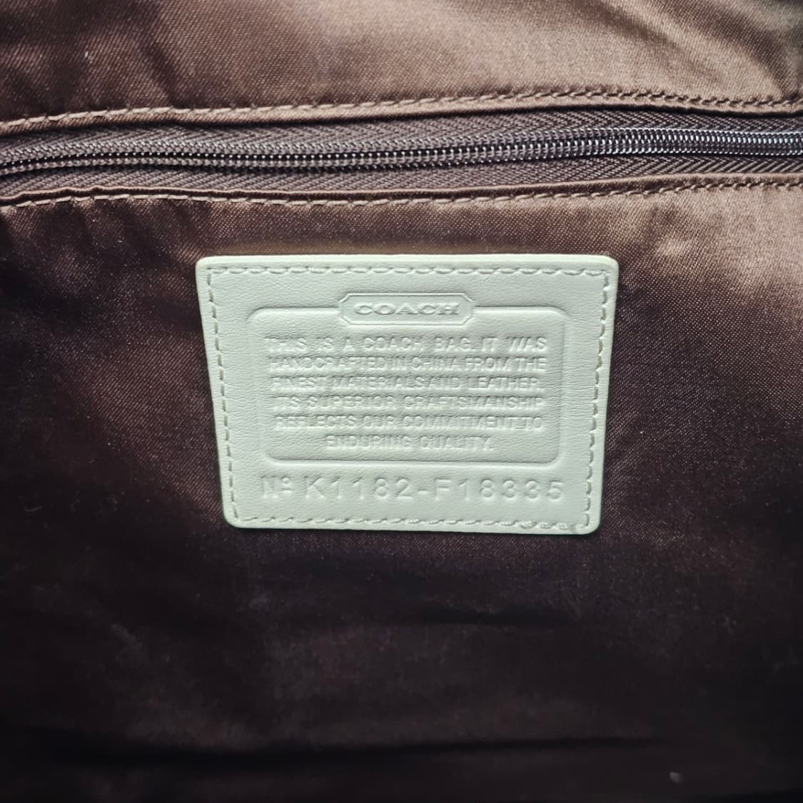 COACH 코치 로라 시그니처 토트백 화이트 골드 상품이미지8