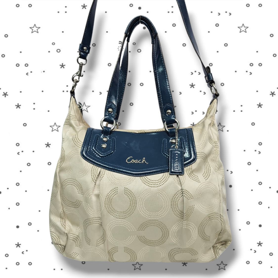 COACH 코치 애슐리 도트 옵 아트 캐리올 숄더백 상품이미지2