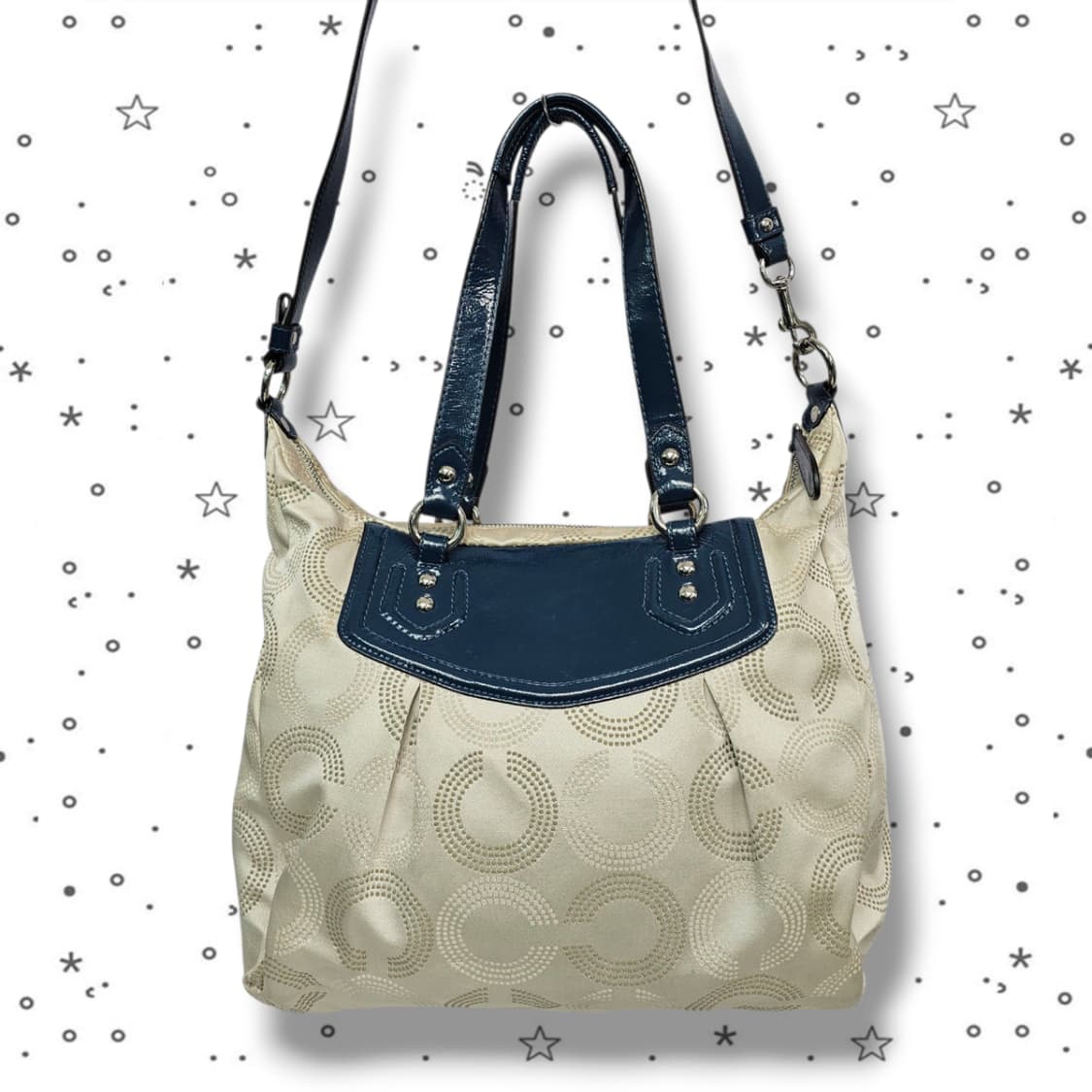 COACH 코치 애슐리 도트 옵 아트 캐리올 숄더백 상품이미지3