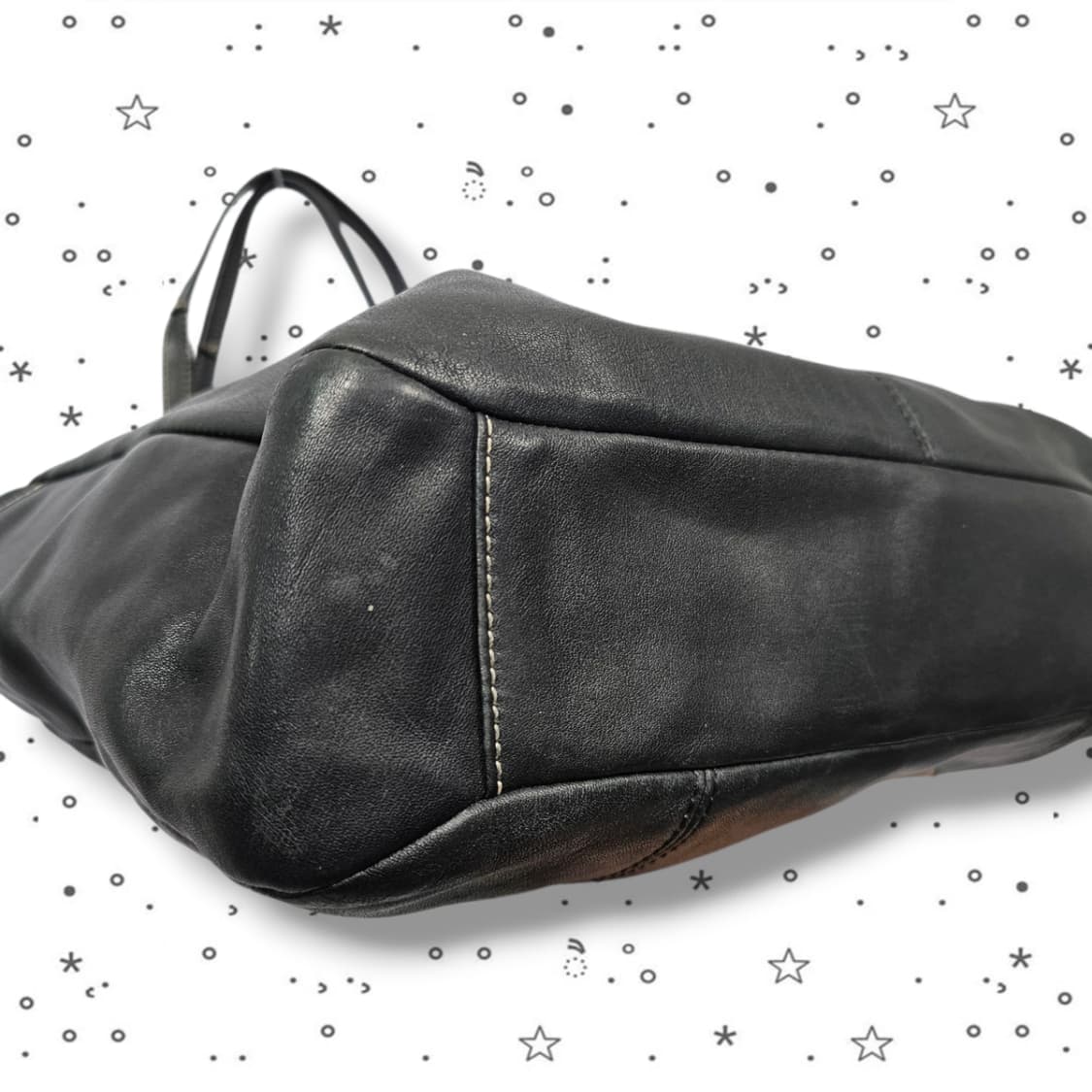 COACH 코치 햄튼 라구나 블랙 레더 토트백 상품이미지6