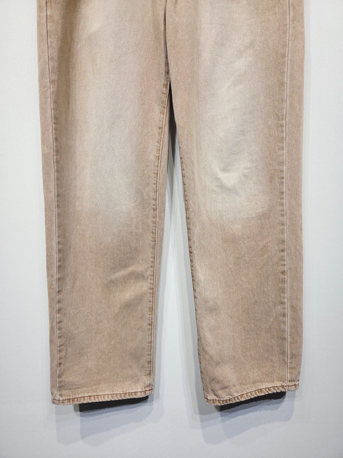 BESLOW 비슬로우 워시드 브라운 데님 팬츠 상품이미지4