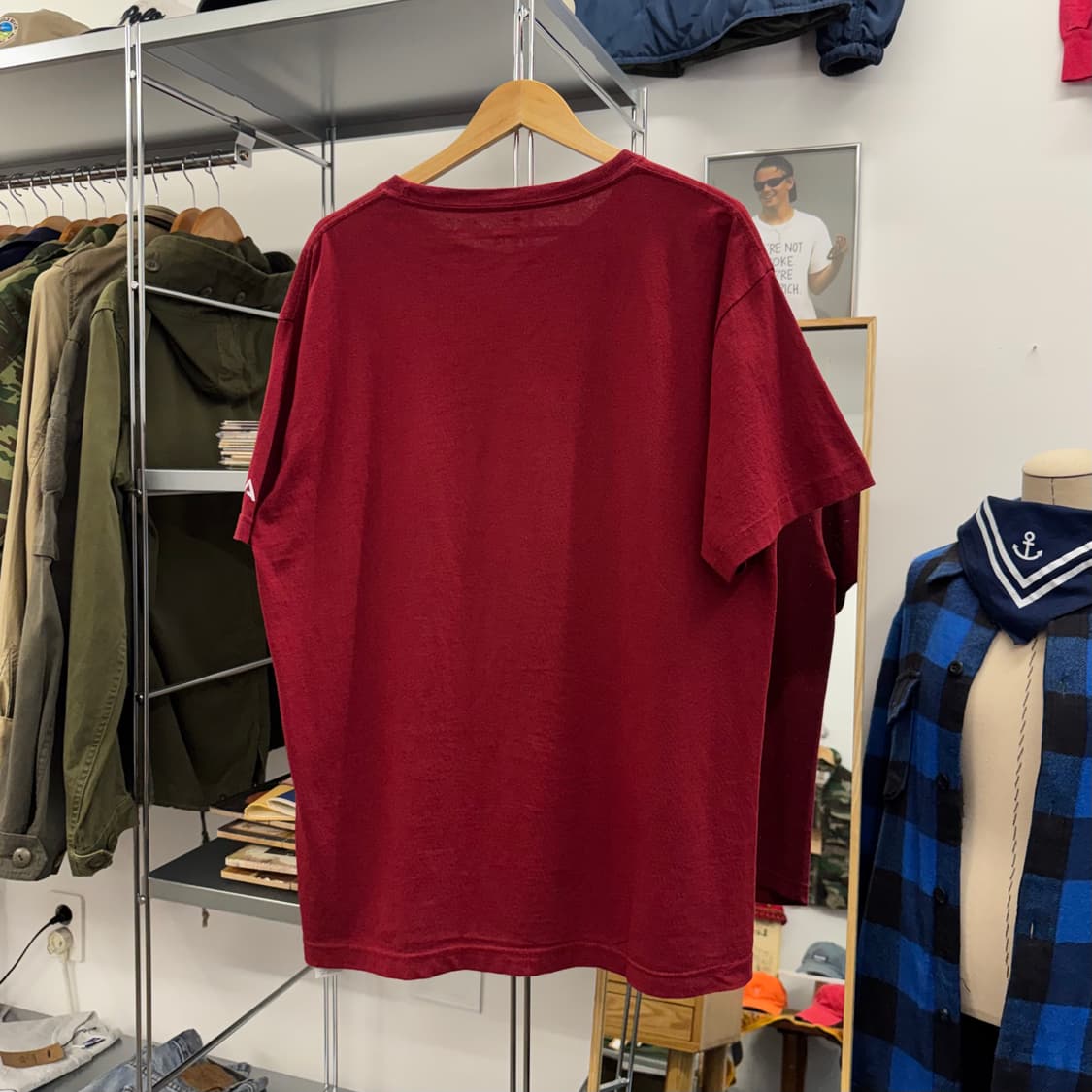 스탠포드 버건디 빈티지 티셔츠 (XL)  상품이미지4
