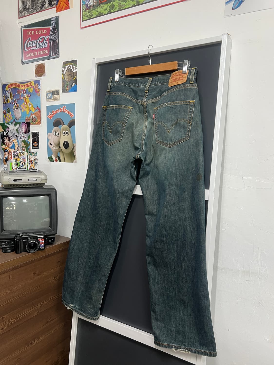 00‘s Levis 리바이스 569 루즈 스트레이트 데님 팬츠 상품이미지1