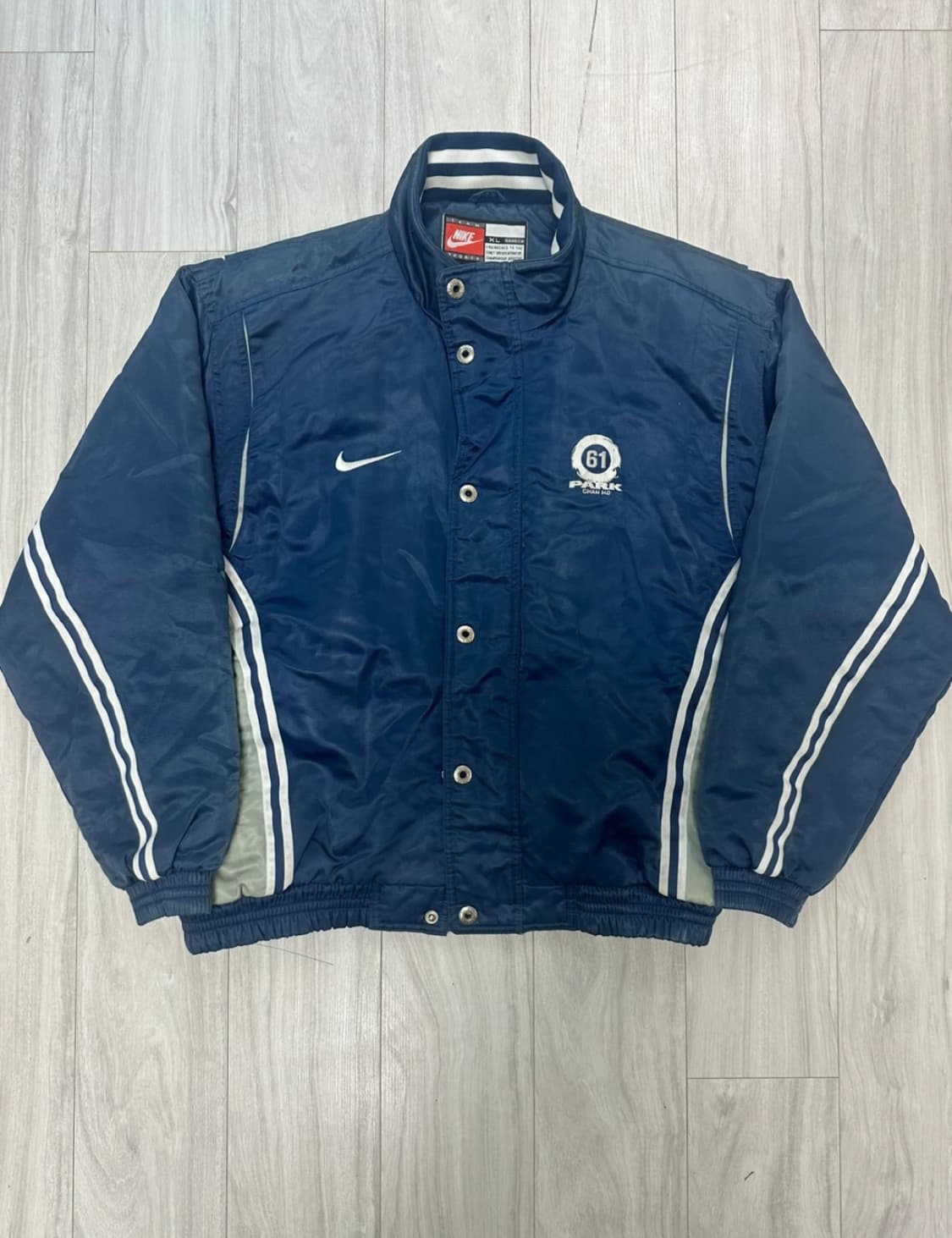 90's 나이키 박찬호 올드스쿨 바시티 자켓 XL 상품이미지1