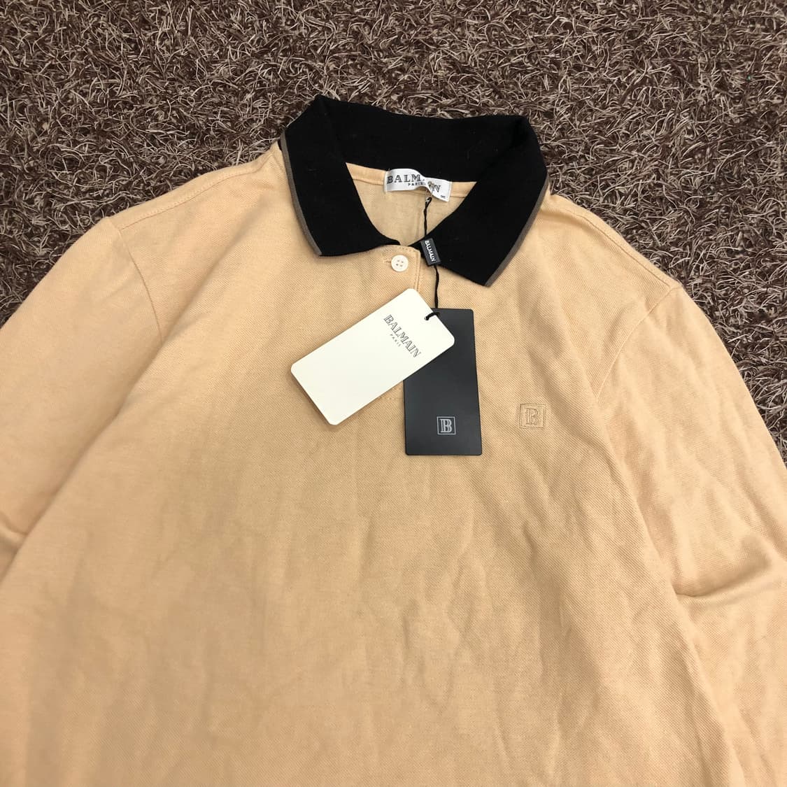 새상품 발망 카라 긴팔 티셔츠 롱슬리브 상품이미지2