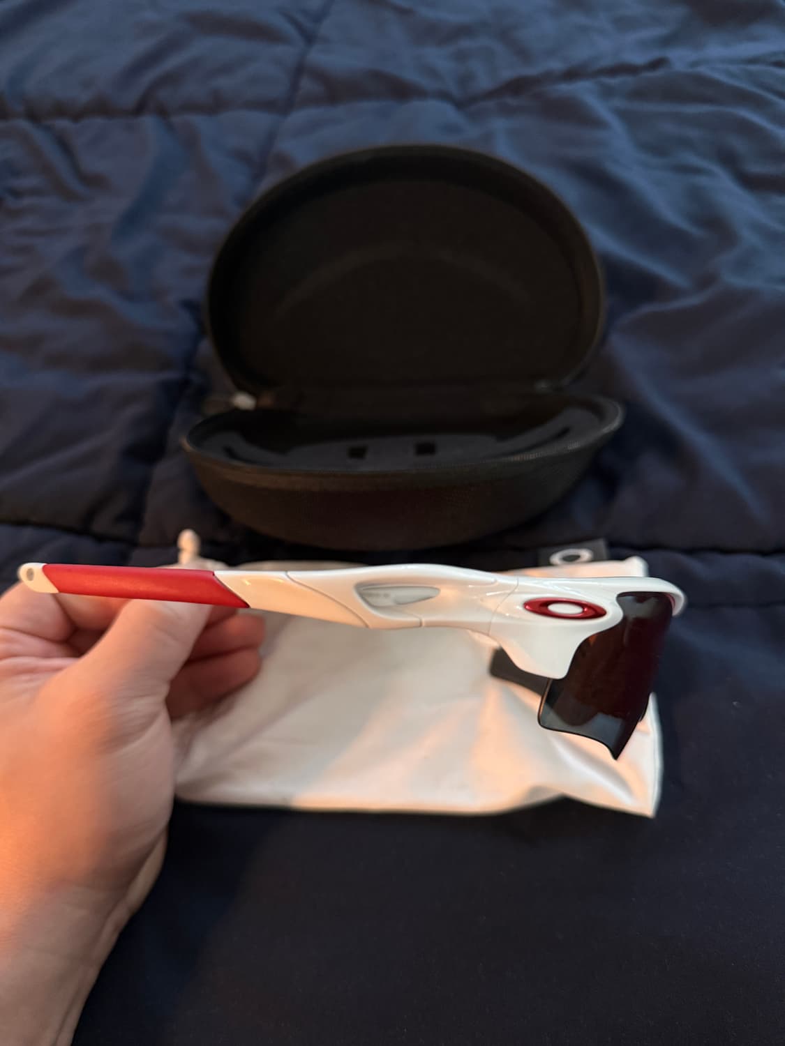 오클리 레이다락 화이트 레드 상품이미지6