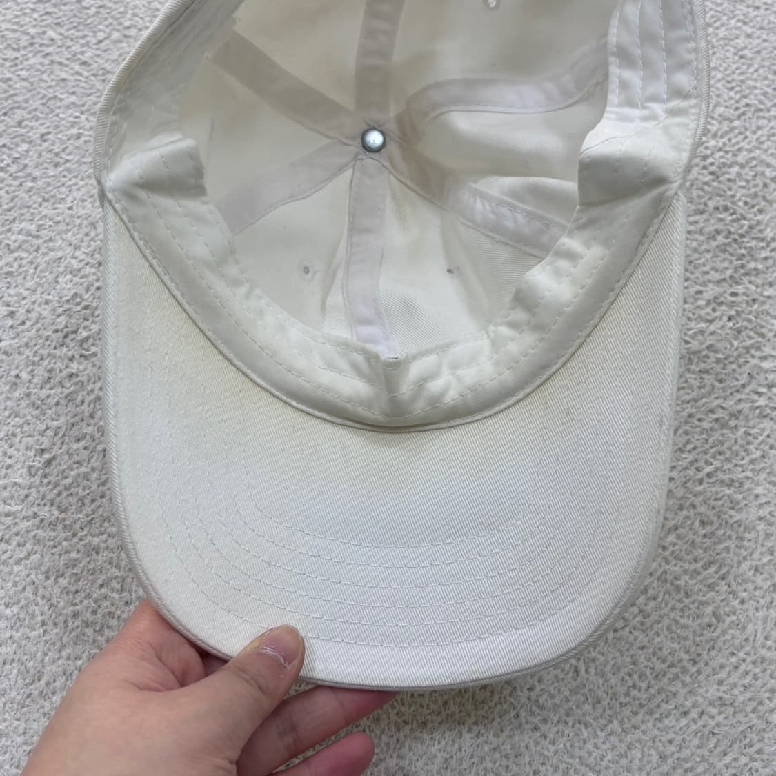 F 빈티지 로고 자수 볼캡 0421E 상품이미지5