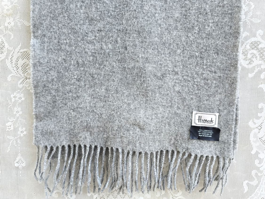 헤로즈 스코틀랜드산 램스울 머플러 상품이미지2