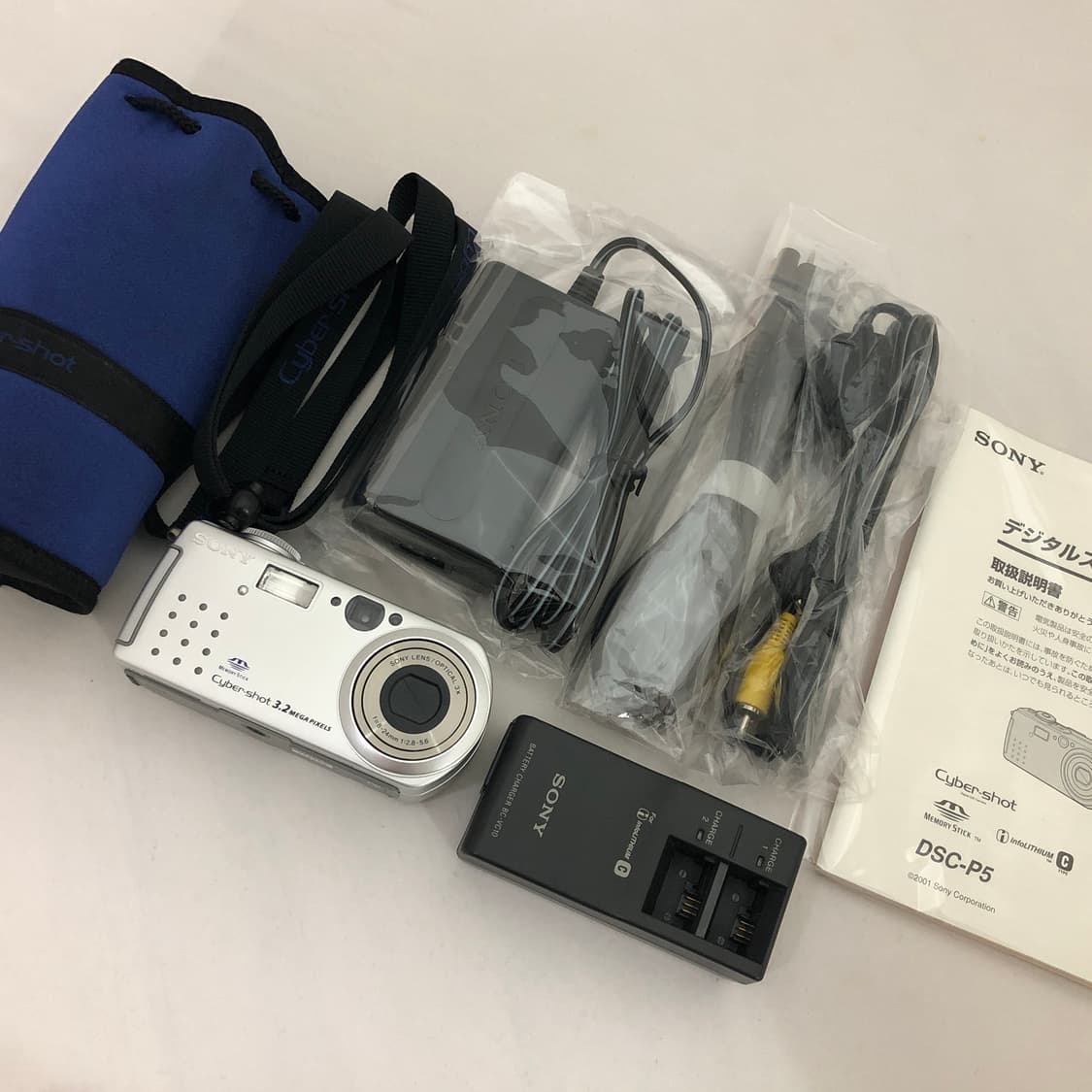 (신품급, 박스없는 풀셋)  소니 사이버샷 DSC-P5 카메라 상품이미지7