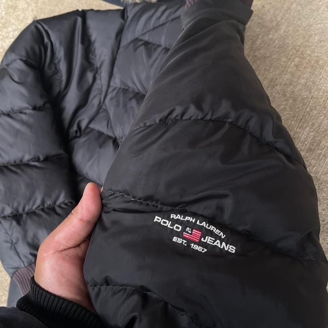 폴로 진스 컴퍼니 빈티지 다운 보머 자켓 상품이미지3