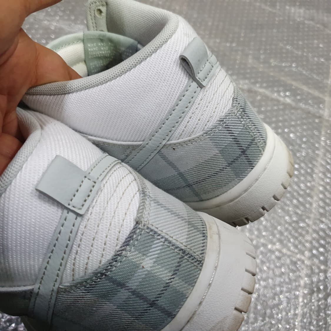 나이키 덩크 하이 레트로 SE 화이트 실버/DV0826-100(270) 상품이미지7