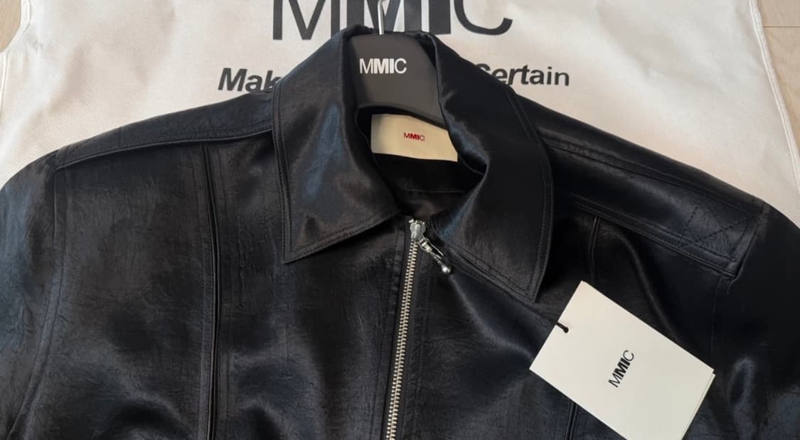 (새상품)MMIC 엠엠아이씨 레이저 블루종 자켓 m 사이즈 상품이미지2