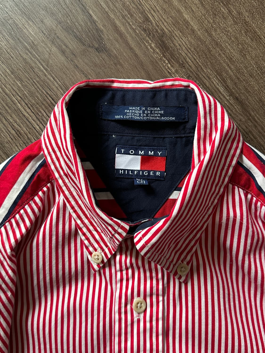 Tommy Hilfiger 이레귤러 스트라이프 셔츠 상품이미지9
