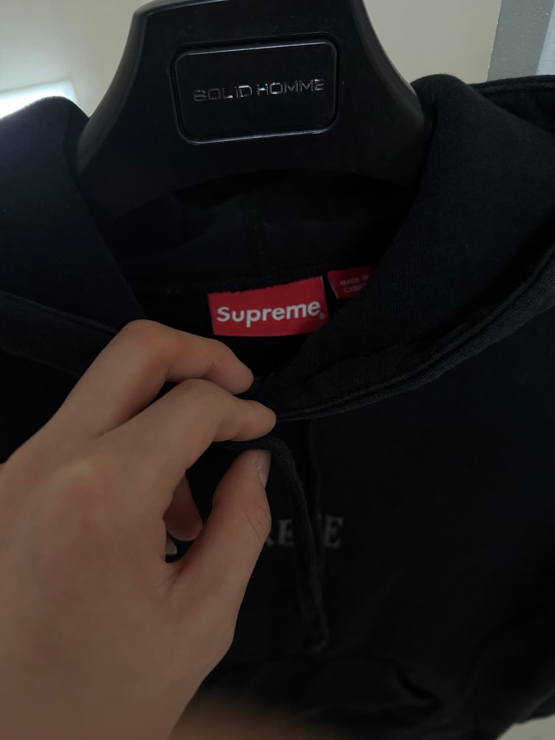 슈프림 [정품] 글리터 후드티 (시세 45만) 글리터 로고 스웻셔츠 m( 상품이미지9