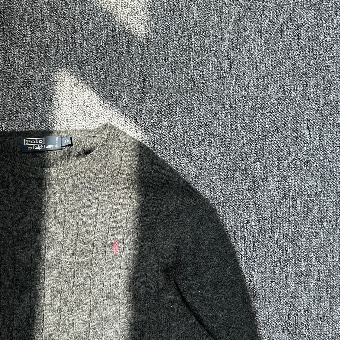 폴로 랄프로렌 차콜 케이블 니트 상품이미지2